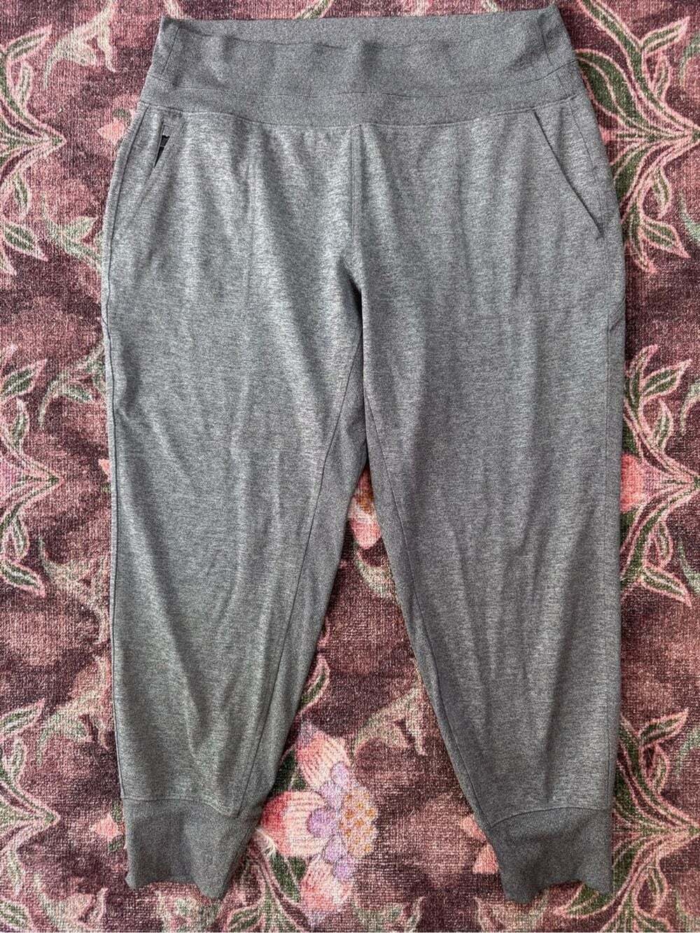 Athleta Gray Venice Jogger Athletic Pants Sweatpants Pockets - XL